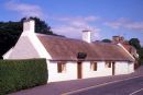 Burns Cottage Alloway nr Ayr. The birthplace of Scotland National Baird Robert Burns